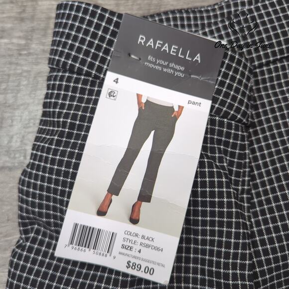 Rafaella Cropped Pants Size 4 - Picture 2 of 6